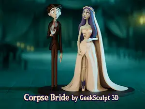 Corpse Bride – Victor & Emily Collectible Art