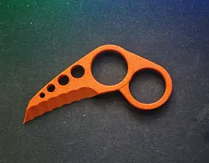 paper plastic cutter knife karambit