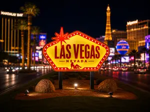 Las Vegas Lightbox Sign Neon