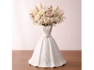 Jarrón vestido novia