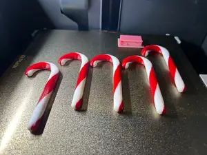 Christmas Candy Canes x5