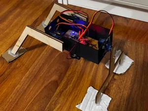 Arduino nano walking robot