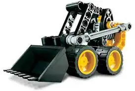 brick technic mini digger 200% or b model (bobcat) legotechnic