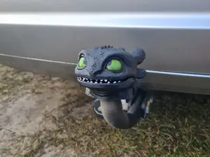 tow hook cover Night Fury