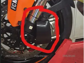 Bremsenlüftung Motorrad Bremskühlung 100mm