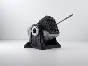 Rocket Pen Launcher Turret - Desk Defense