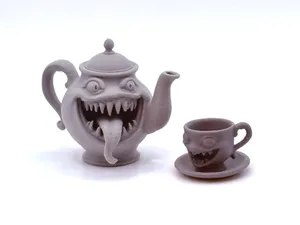 Mimic Tea Set: “Sip at Your Own Risk”