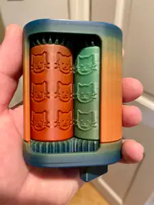 Business Card Embosser Cat Face Rollers