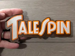 Disney Tale Spin logo sign plaque 2-sizes