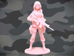 Pink Army Girl 6