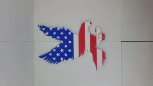 American Flag Eagle Magnet