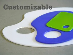 Customizable Paint Palette – Oval and Rectangular