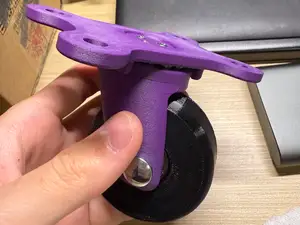 小型3寸承重万向脚轮,仅8cm高