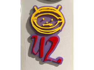 U2 Space Baby Wall Art