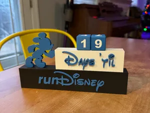 runDisney Race Countdown