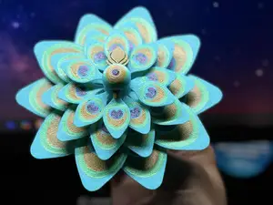 Peacock Spiral Spinner V2 Fidget