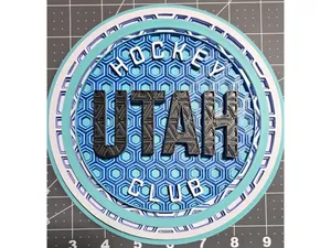Utah Hockey Club Dimensional Mosaic