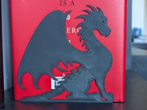 Dragon Bookstand Flat
