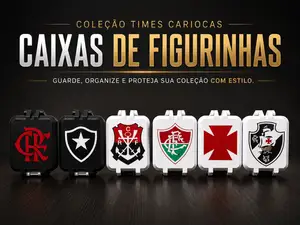 Caixa de Figurinhas Copa do Mundo - Times do RJ