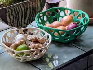 Organic Geodesic Fruit Bowl