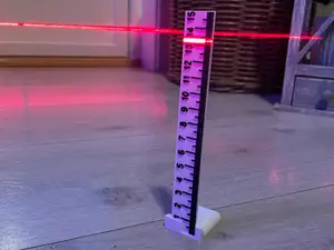 Stand for laser level ruler