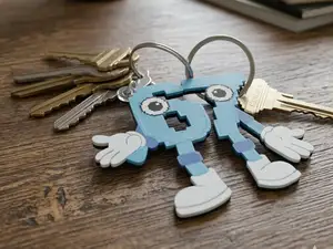 six seven keychain fast print