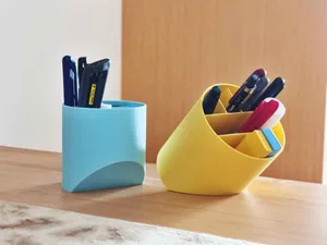 Desk Organizer - Sliced Cylinder