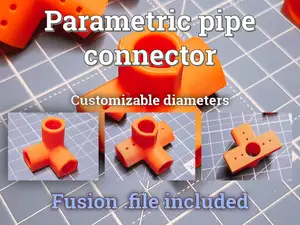 Parametric pipe connector