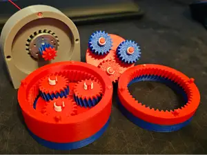 Planetary Gear Box 2 Sets 1:36 Reduction