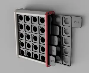Case/organizer for Bambu Lab swatches