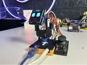 smarter Offline-Roboter mit OLED-Gesicht, Tanz