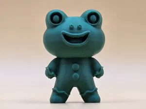 Frog Cookie Man Festive Christmas
