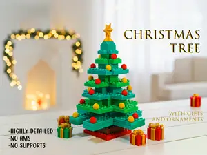 Brick Christmas Tree (Higly Detailed+No AMS)