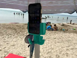 Phone & Sungrasses stand for Tommy Bahama Umbrella