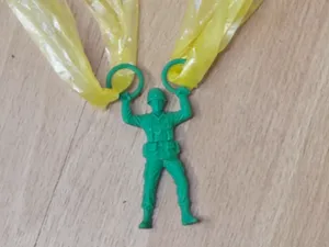 Retro Grocery Bag Paratrooper