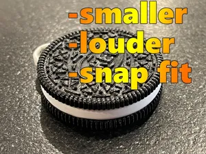 Oreo AirTag keychain remodeled