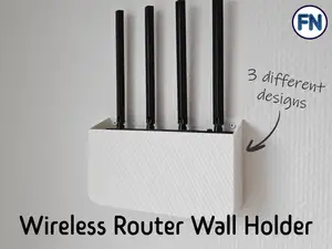 Wifi router wall mount holder/hider