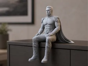 Homelander edge sitter desk decor