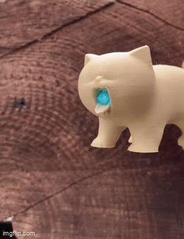 Barfing Toothpaste Cat