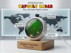 Capsule Radar — Live Flight Radar Desk Gadget