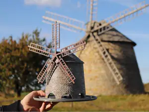 Dutch-style Windmill Bird feeder from Szwarszowice