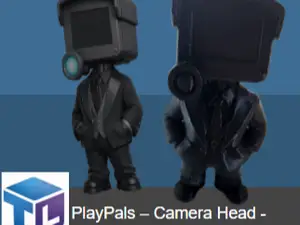 PlayPals – Camera Head Agent - Skibidi Plungerman