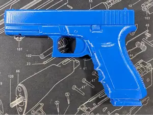 Glock 19 Blue Gun