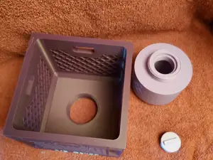 Milk Crate Drink Holder (Half Gallon ) with base