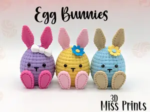 Knitted Egg Bunny 