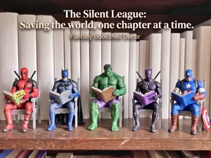 Superhero Bookshelf Decor | Reading Heroes Pack
