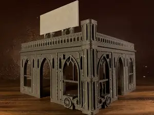 Gothic Storefront Intact Wargame Terrain Type 1