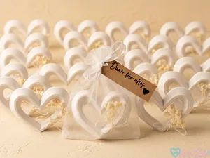 Minimalist Wedding & Favor Heart Decoration