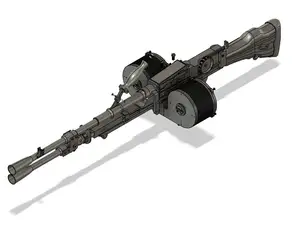Star Wars Cara Dune heavy blaster