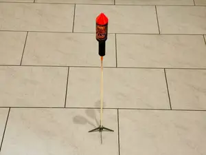 Wings and stands for New Year fireworks rockets.